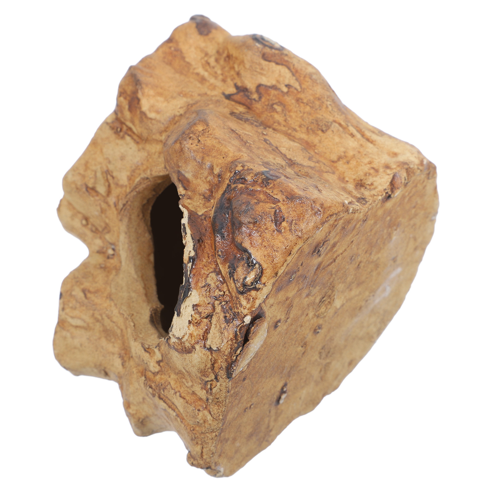 Hide Cave Ceramic - プレミアムセラミック製水槽用洞窟、魚タンク装飾、エビの隠れ家、繁殖用ベタ隠れ家、カメ水槽アクセサリー、ヤモリやヘビ用