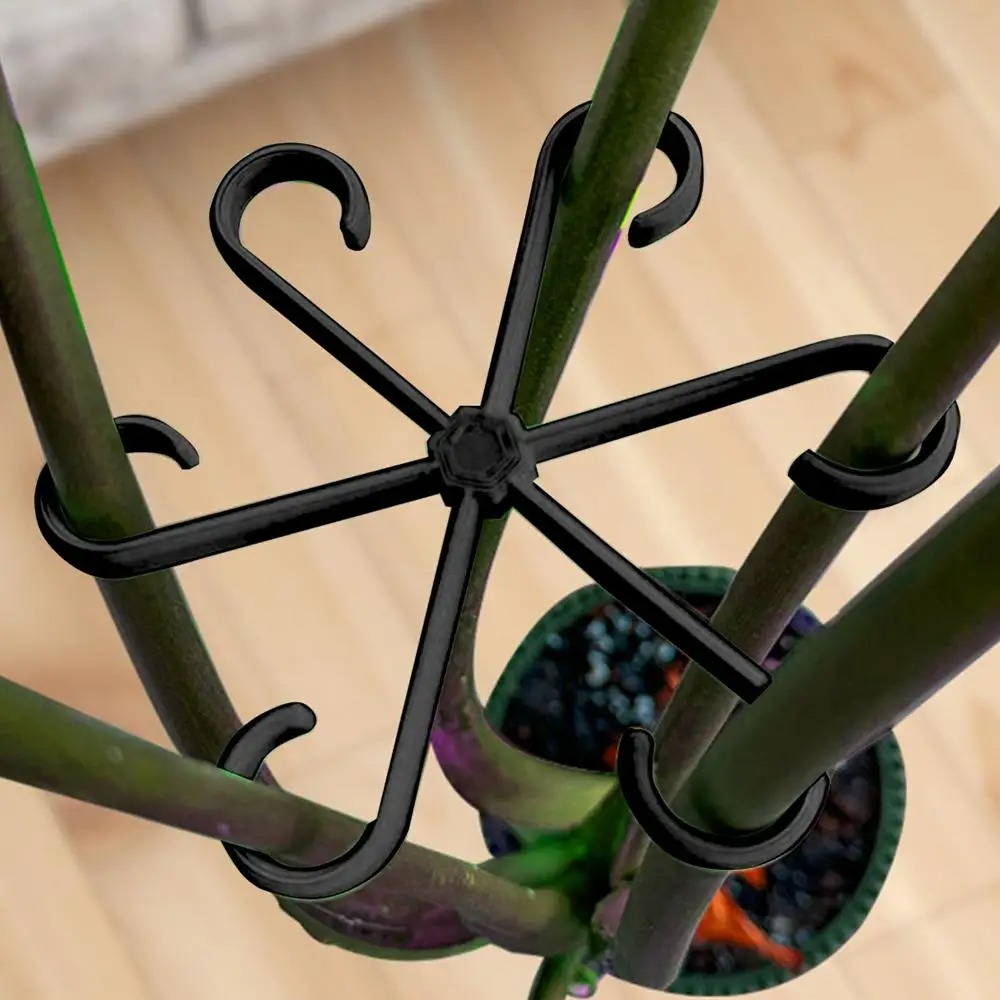 Vine Climbing Plastic - 植物茎支持クランプ モンステラの蔓固定ラック 落下防止 つる性植物ブラケット ガーデンフラワー茎オーガナイザーホルダー
