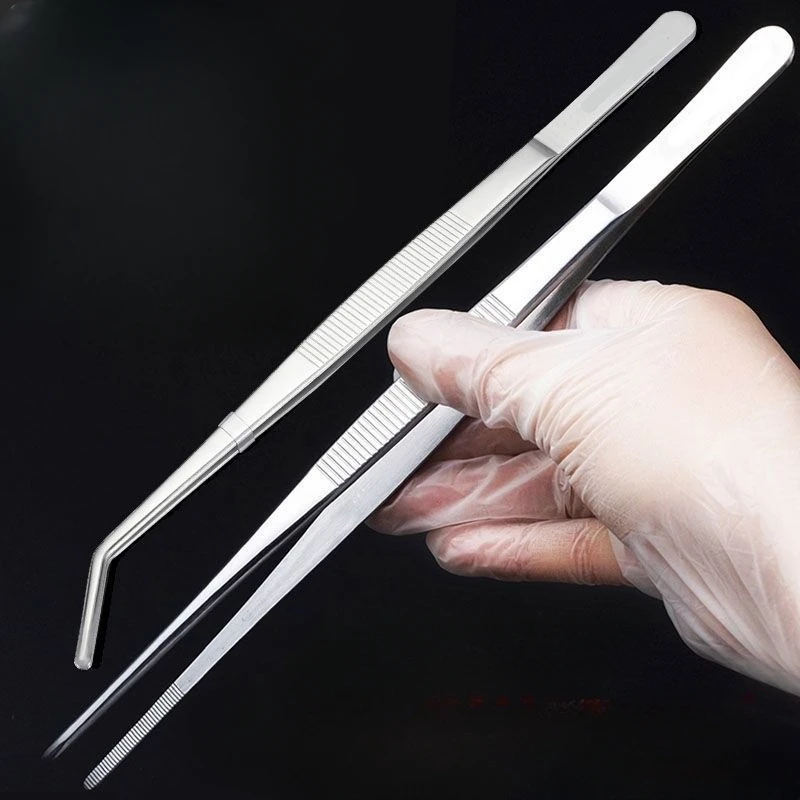 ステンレス多機能鋼エルボピンセット水族館クリップロングトング - Feeding Tong Stainless のレビューと価格