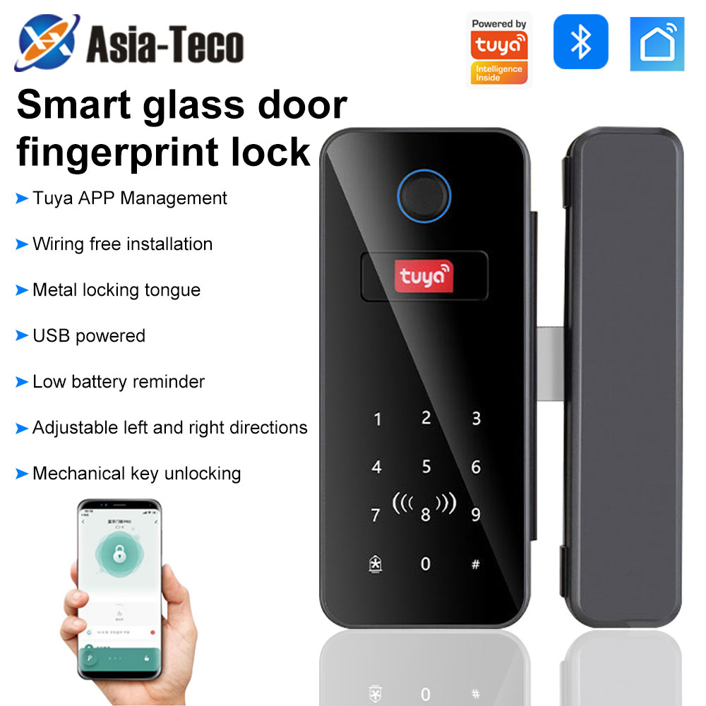 インテリジェントロックガラスドア パスワード指紋認証 バイオ - Glass Door Hinge のレビューと価格