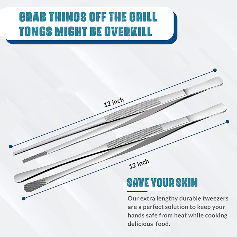 12インチのステンレス鋼のキッチンの皮ひも,修理用の歯科用器 - Feeding Tong Stainless のレビューと価格