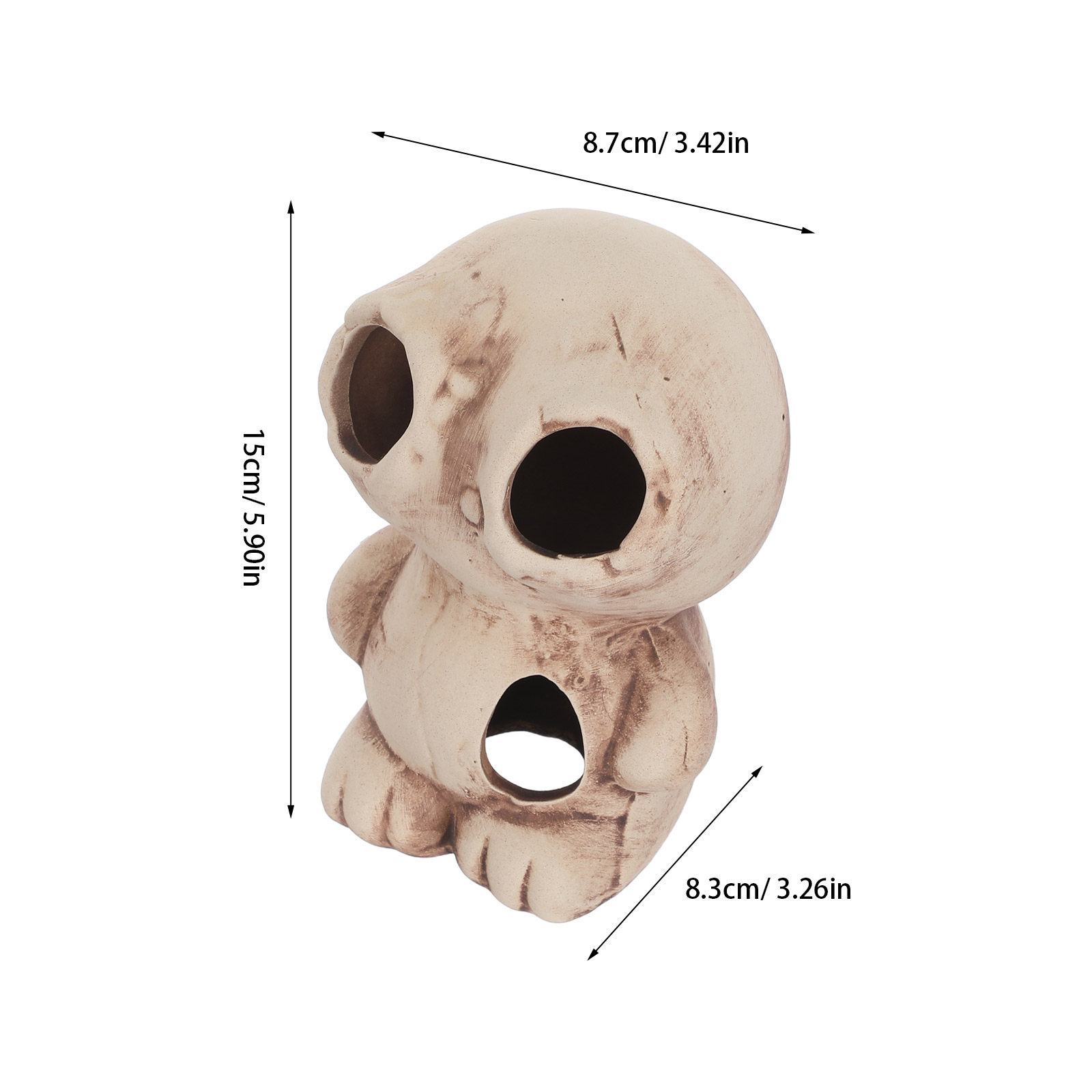 水槽エビシェルターハウス エビ繁殖洞窟 隠れ家 装飾隠れ家  - Hide Cave Ceramic のレビューと価格