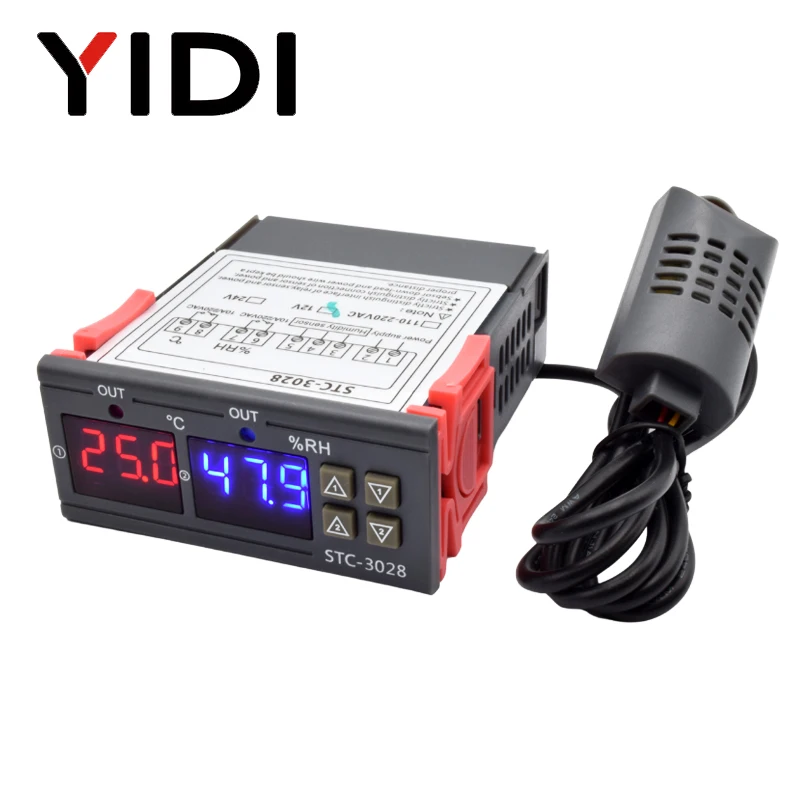 STC-3028 ledデジタルサーモスタット,温度および湿 - Digital Hygrometer Probe のレビューと価格