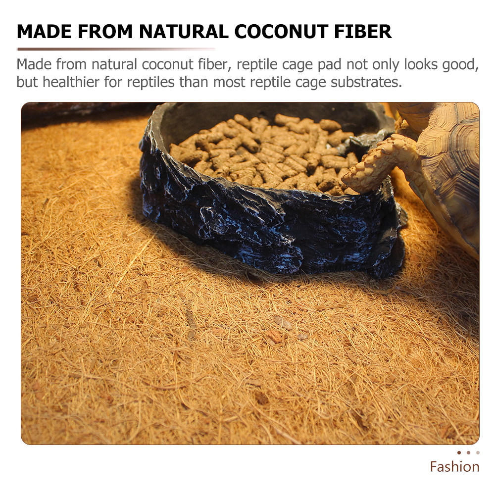 爬虫類用ココナッツ基材、天然繊維テラリウムカーペットマット、 - Substrate Coconut Fiber のレビューと価格