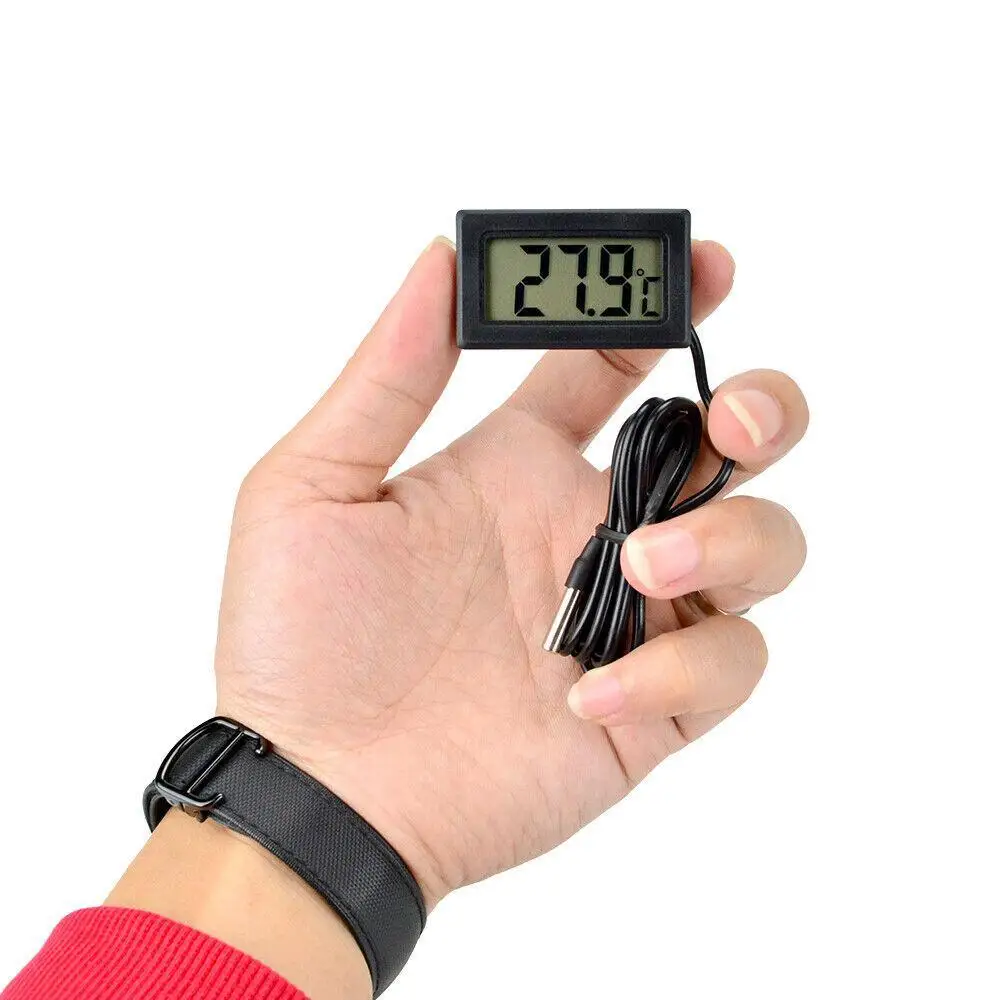 ミニデジタル液晶温度計温度室内湿度計ゲージセンサー湿度計室内 - Digital Hygrometer Probe のレビューと価格
