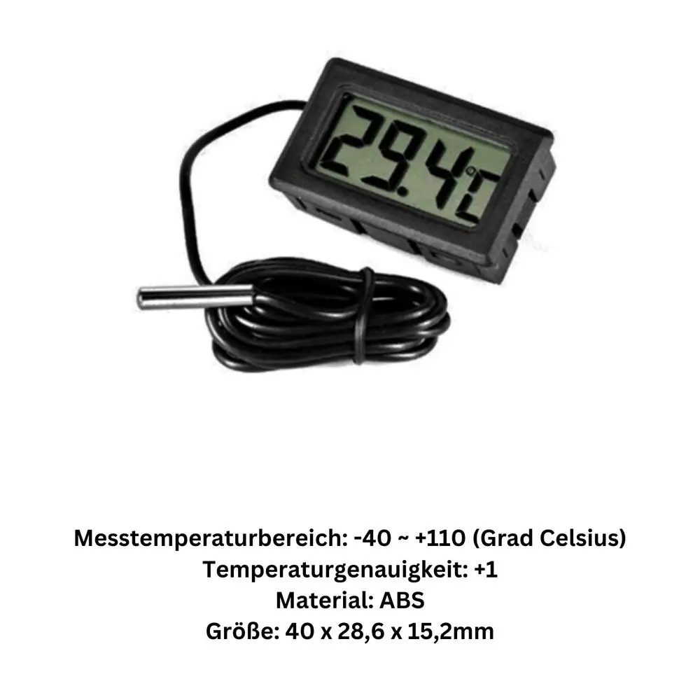 ミニデジタル液晶温度計温度室内湿度計ゲージセンサー湿度計室内 - Digital Hygrometer Probe のレビューと価格