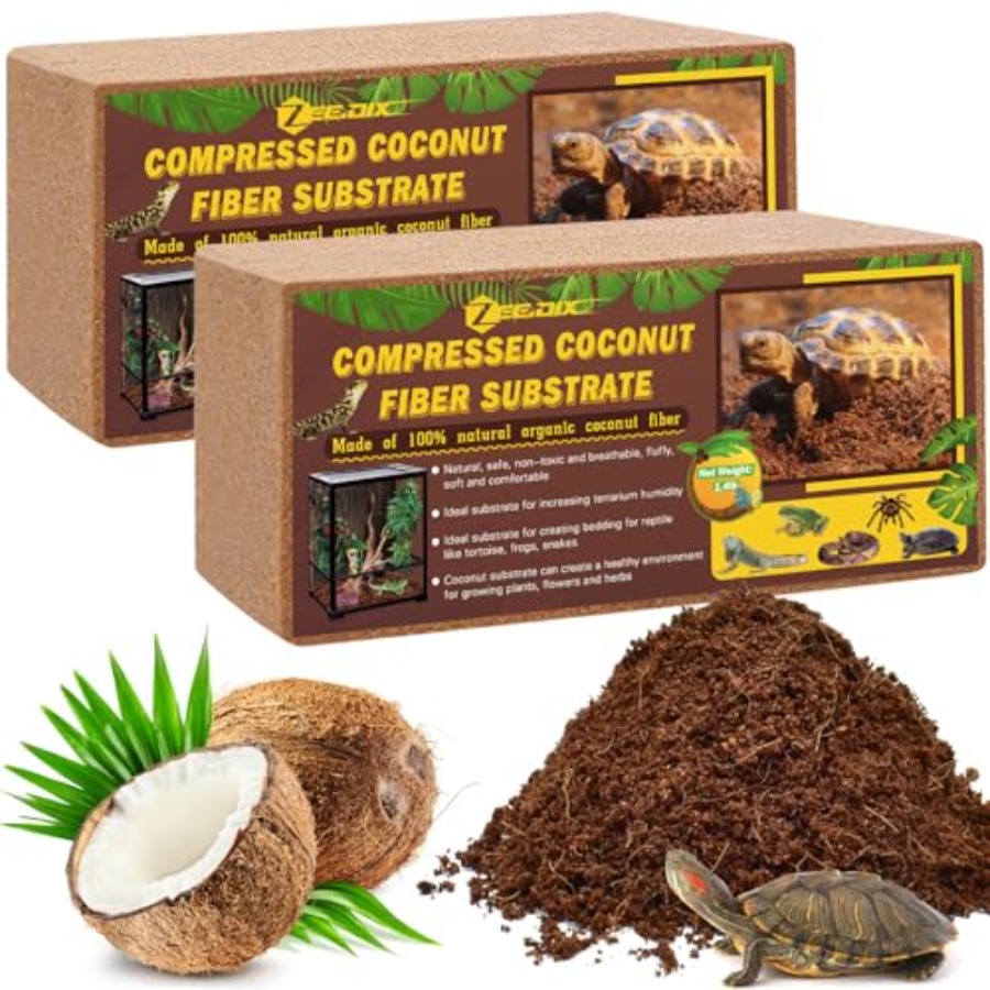 2パック入りココナッツファイバー基材、100％オーガニックコ - Substrate Coconut Fiber のレビューと価格