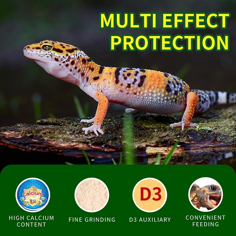 爬虫類、両生類、カメ、カエル、カメレオンなどのペット用ビタミ - Calcium Powder Reptile のレビューと価格