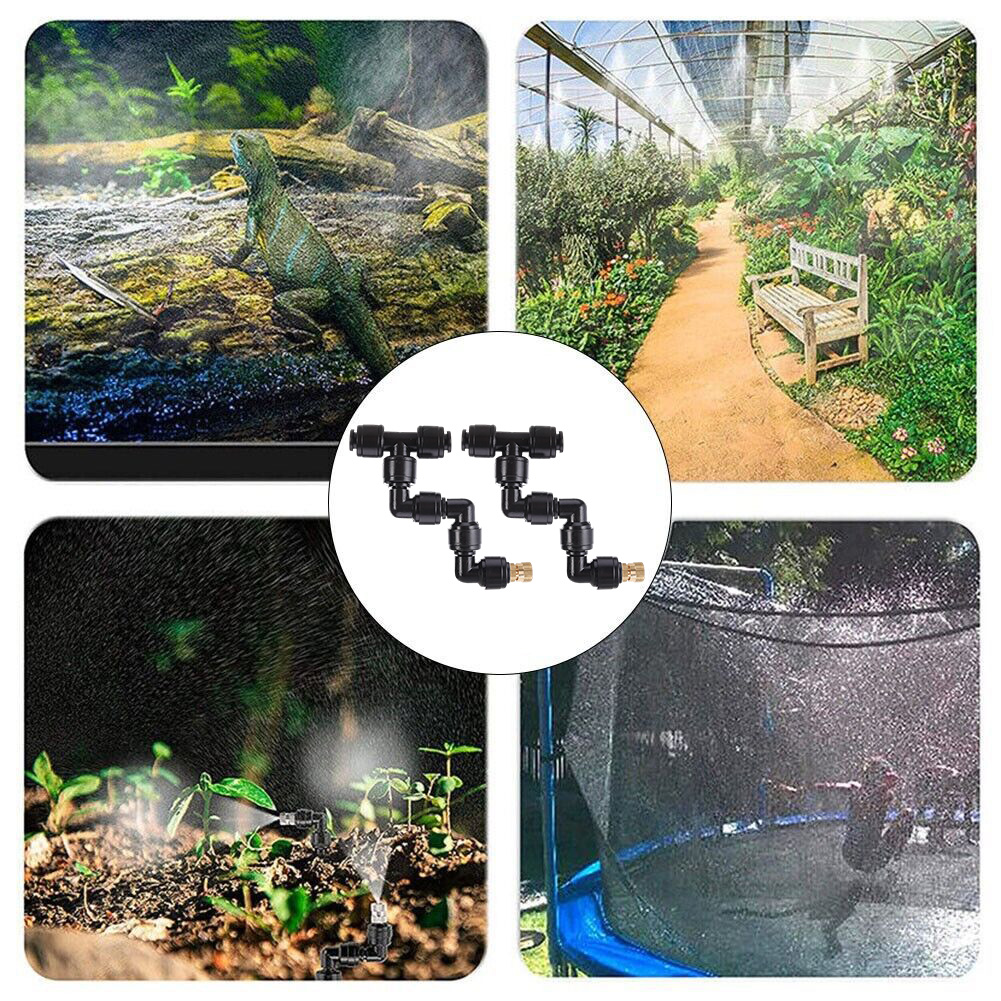 2 個ブラック噴霧ノズル 360 度調整可能なミストスプレー - Misting Nozzle Reptile のレビューと価格